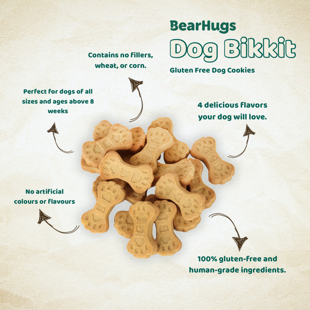BearHugs Real Chicken Bikkit Gluten Free Cookies Dog Treats image 3