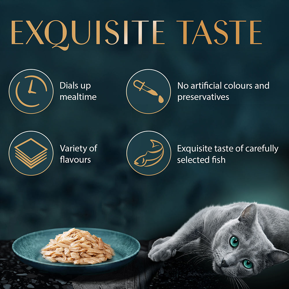 Sheba Maguro & Bream Fish Mix Premium Cat Wet Food image 3