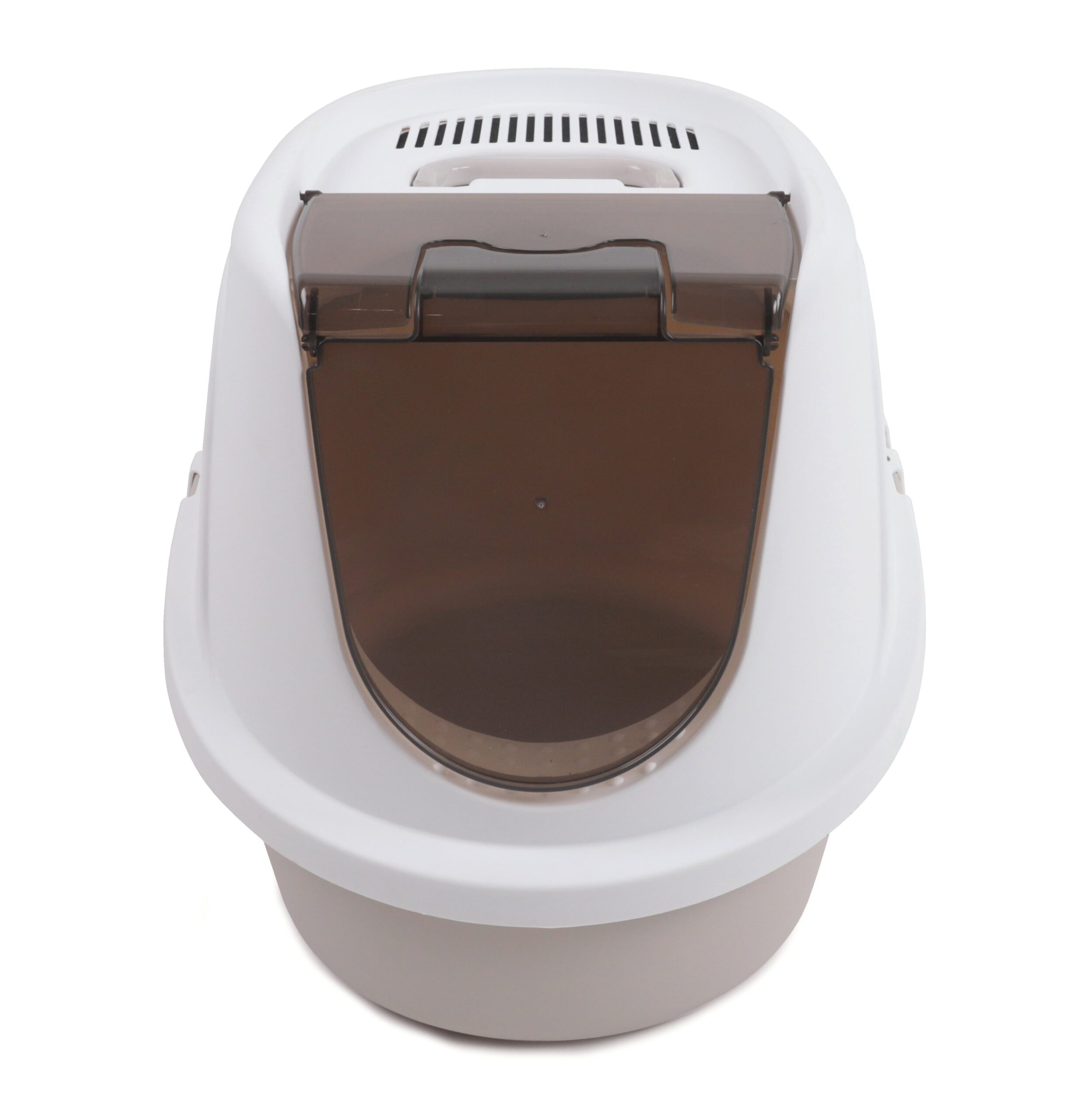 M Pets Eco Tima Desert Sand Box for Cats (Desert Sand & White) image 2