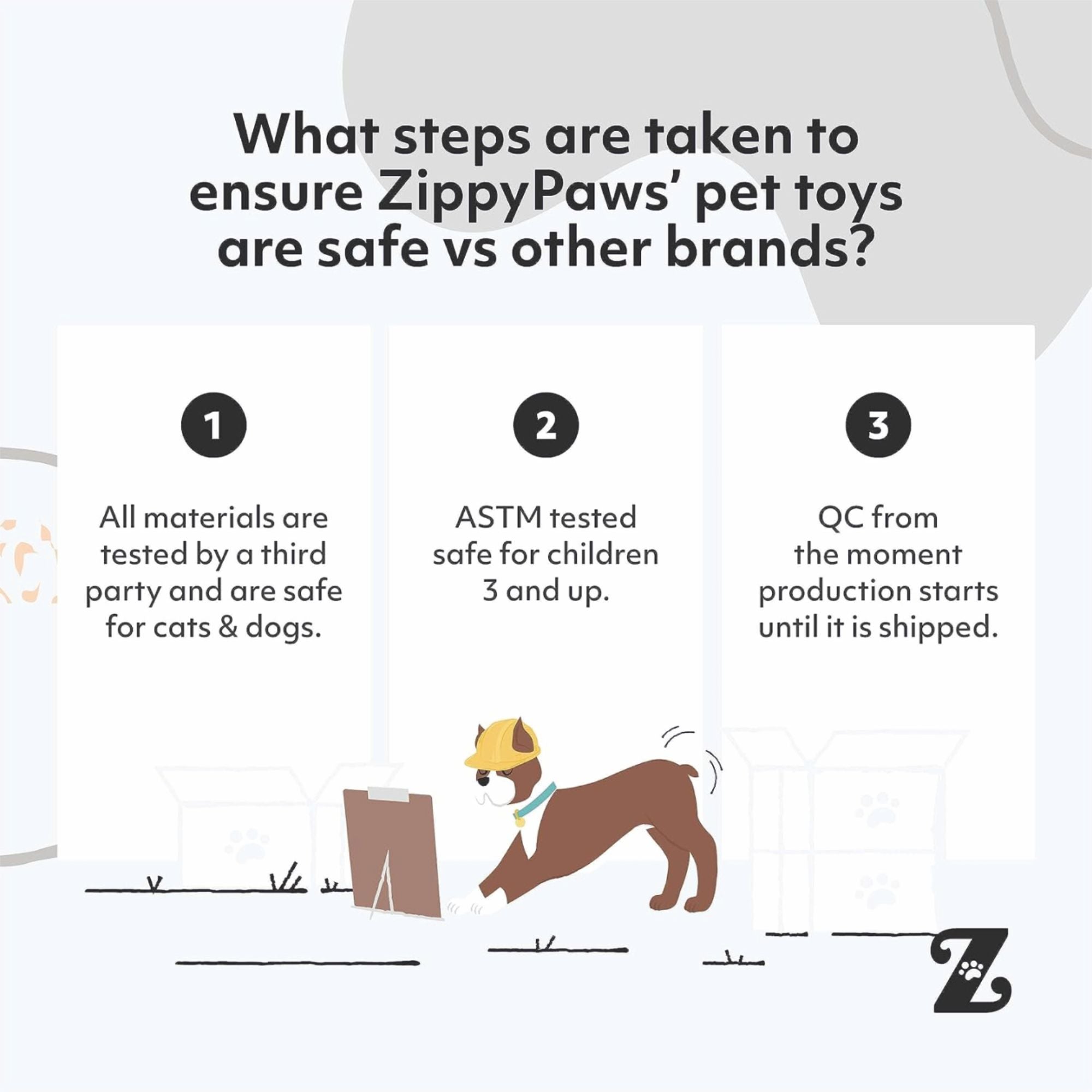 Zippy Paws Duck Jigglerz Plush Toy for Dogs image 6