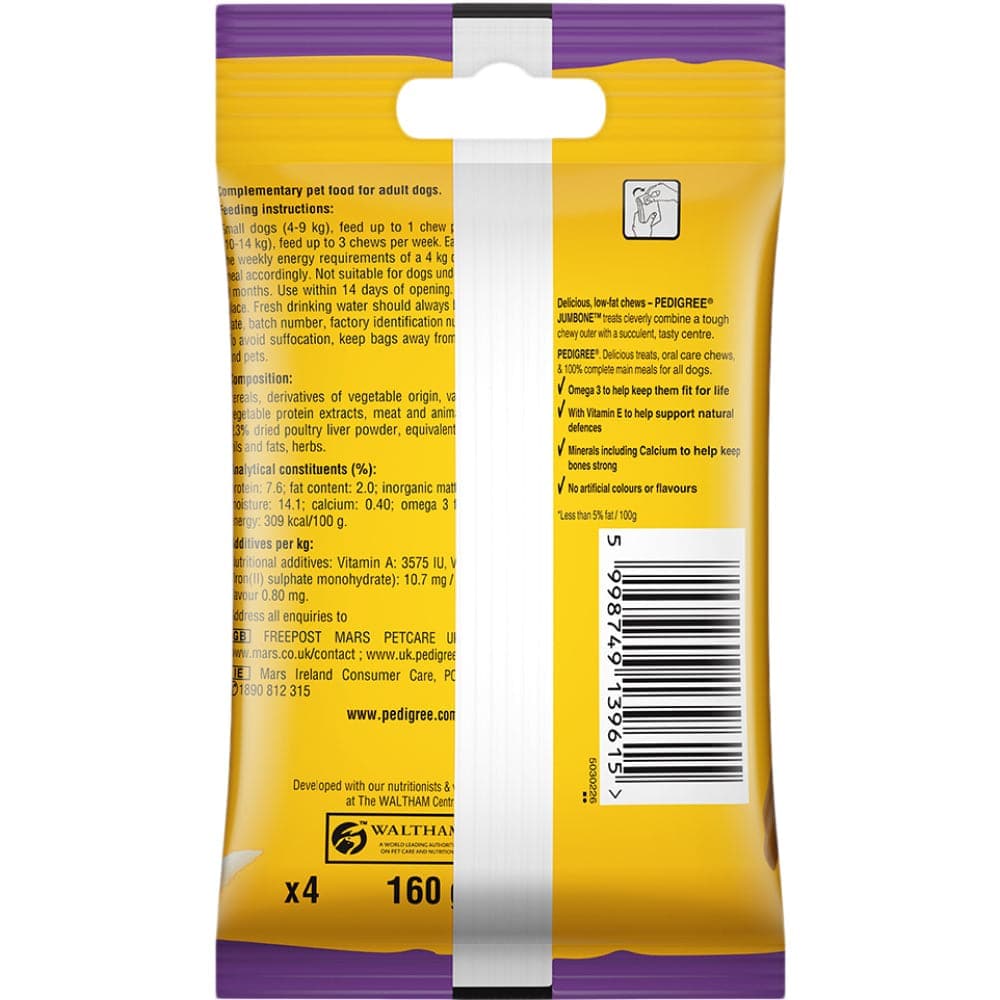 Pedigree Chicken & Lamb Jumbone Mini Adult Dog Treats image 2