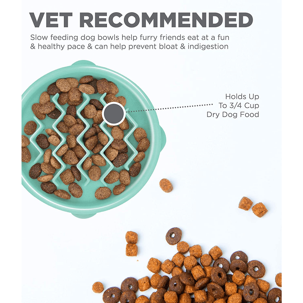 Outward Hound Fun/Slow Feeder for Dogs (Green) image 5