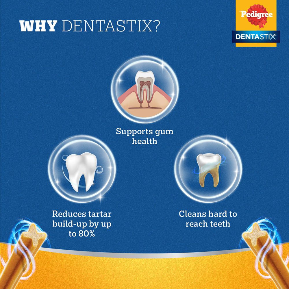 Pedigree Dentastix Oral Care for Adult (Medium Breed 10 to 25 kg) Dog Treats image 6