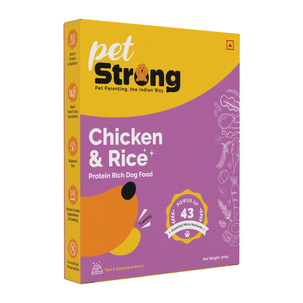 PetStrong Chicken and Rice Fresh Food and 2.2  Meal Protein Booster for Dogs Combo image 2