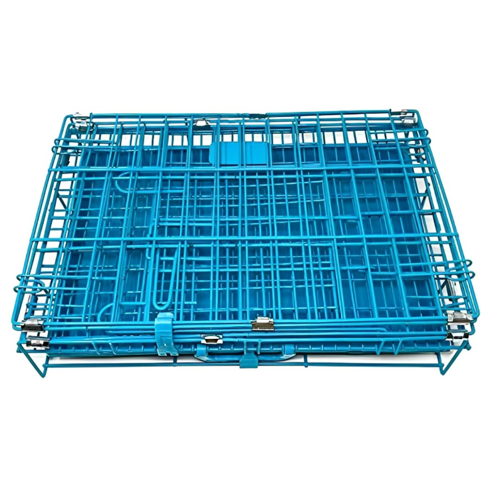 Chullbull Single Door Iron Powder Coated with Removable Tray Carrier for Dogs and Cats image 2