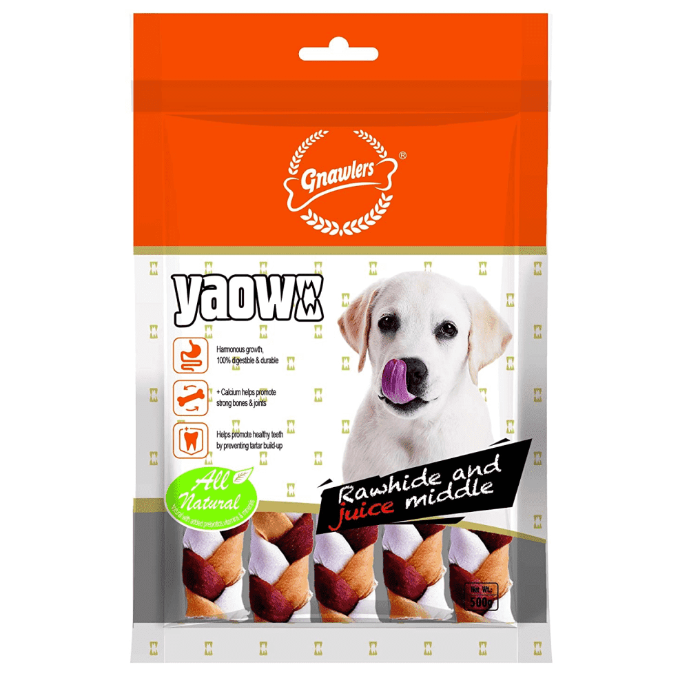 FG-Gnawlers Yaowo Braided Dog Treats (2.5 inch) (60g)