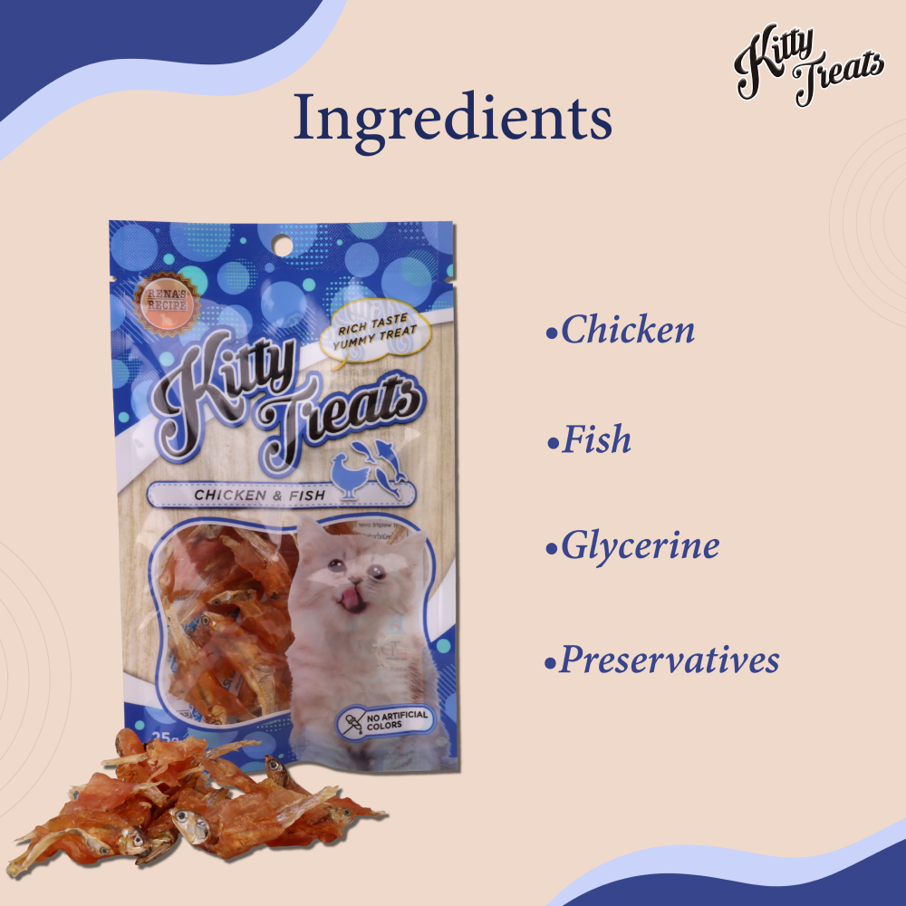 Kitty Treats Spiral Soft Chicken and Fish Cat Treats image 4