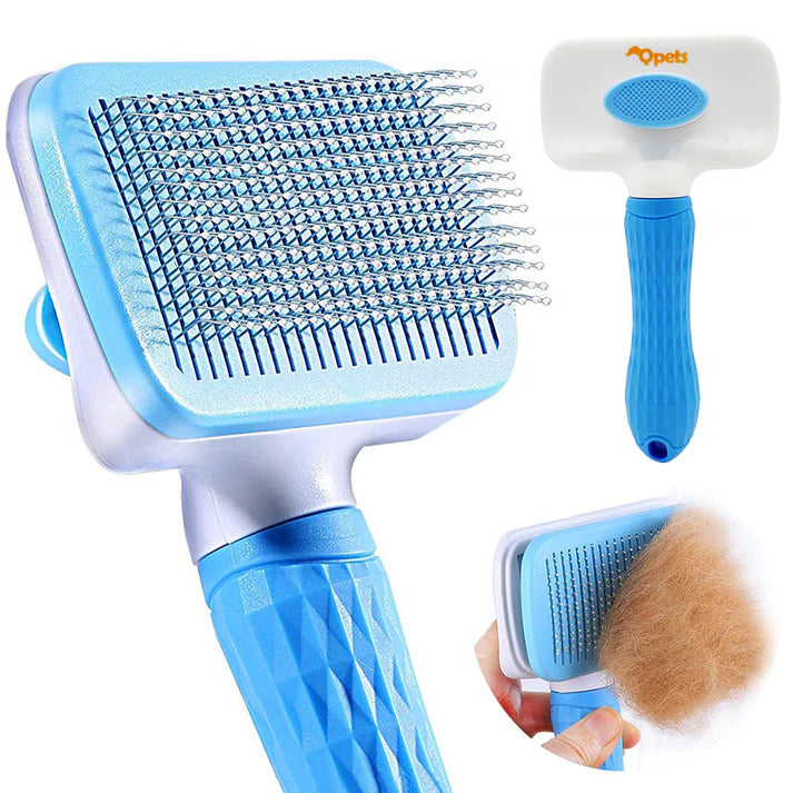 QPets Slicker Brush for Dogs and Cats (Blue) image 8