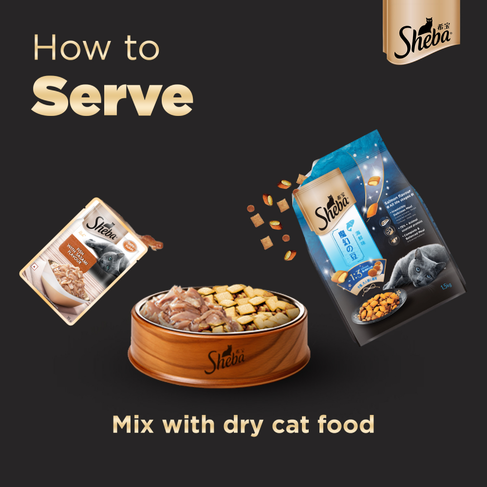 Sheba Fish with Sasami Premium Cat Wet Food image 8