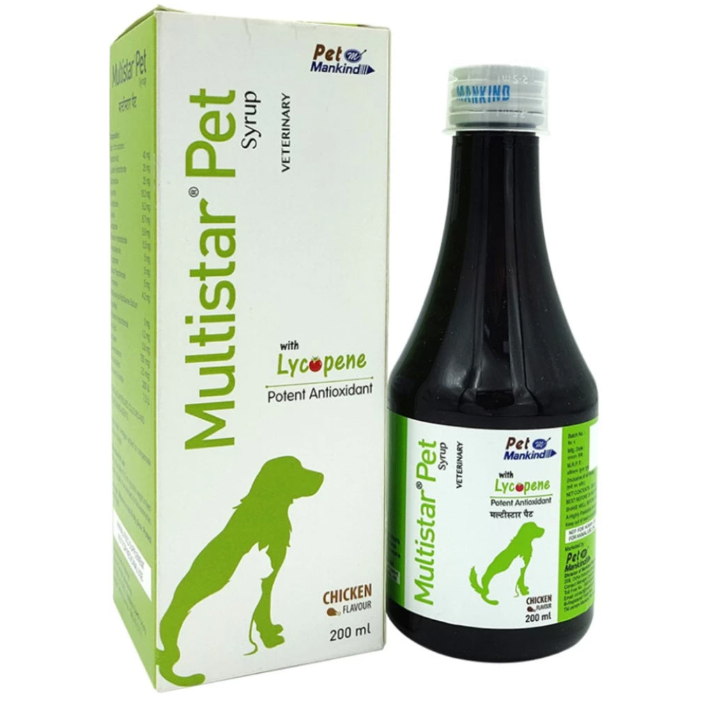 Mankind Multistar Pet Syrup Multivitamin Supplements for Dogs and Cats (200ml) image 5
