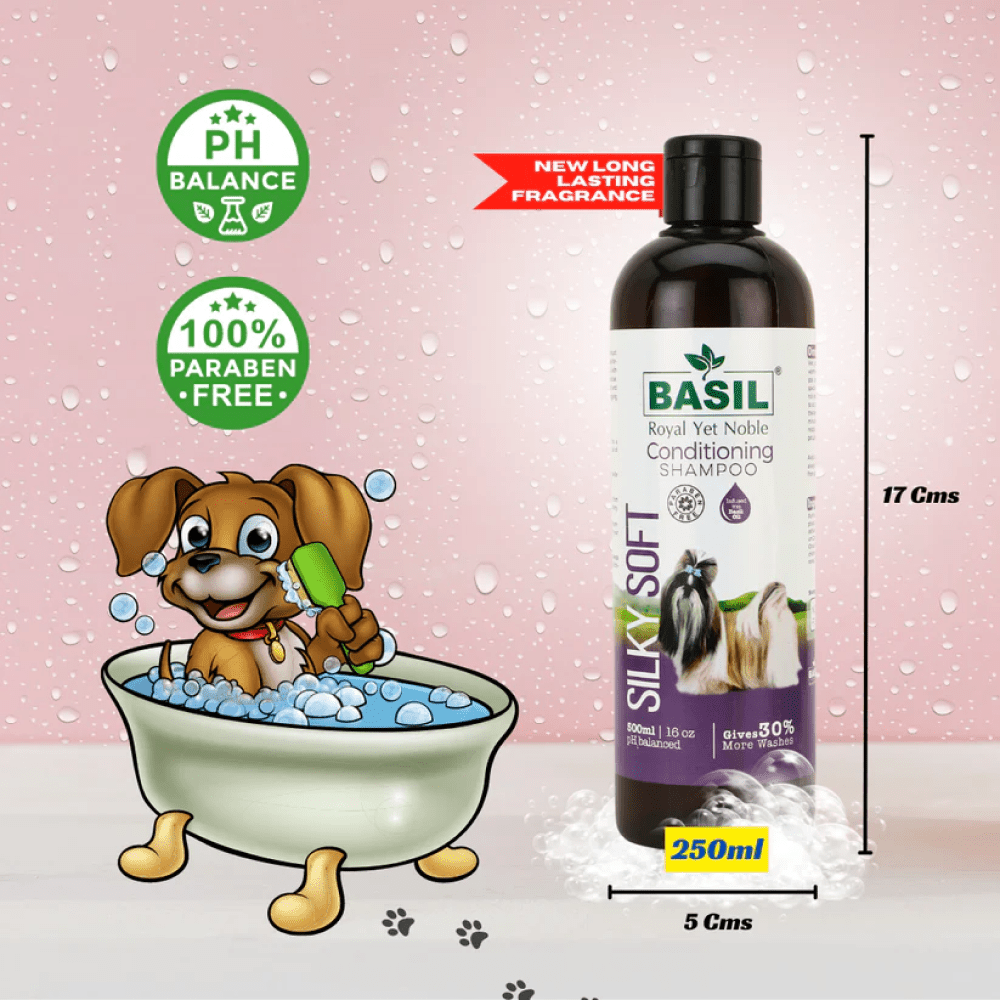 Basil Silky Soft Conditioning Dog Shampoo image 6