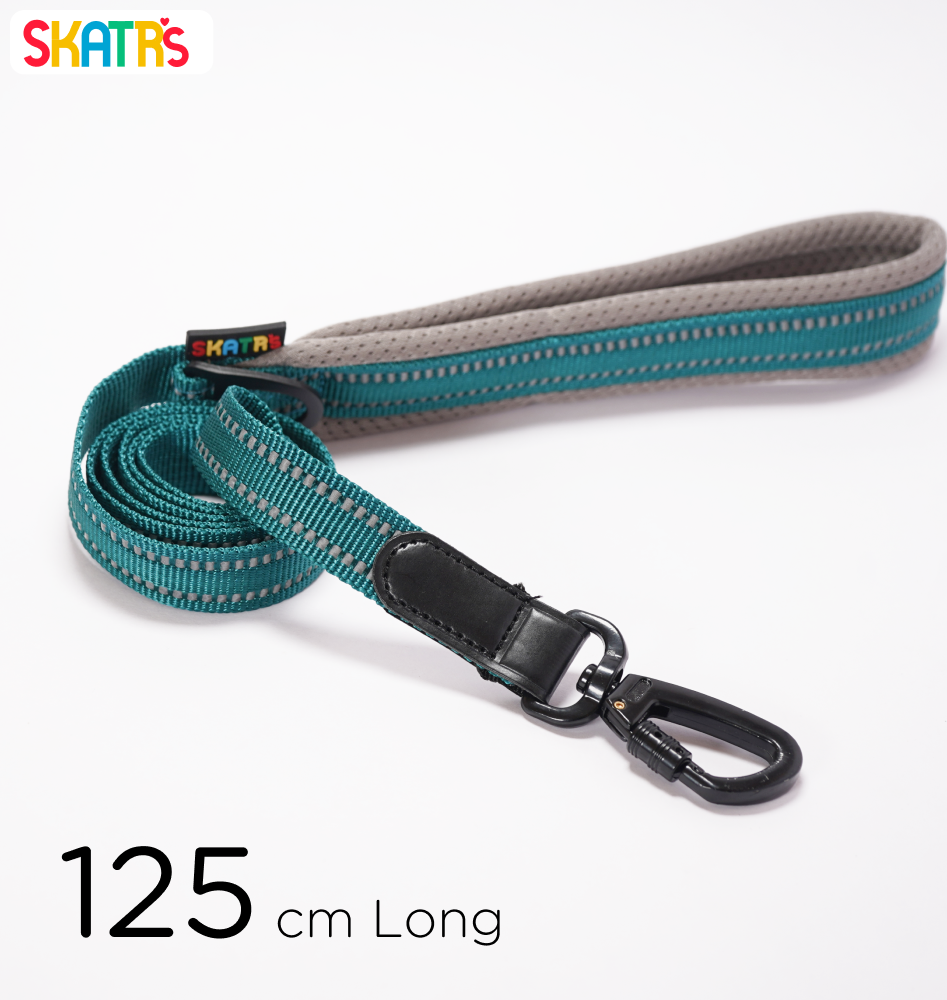 Skatrs Adventure in Style & Comfort Ocean Wave Leash for Dogs and Cats (Blue) image 3