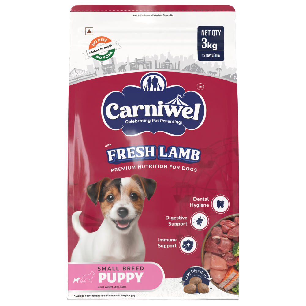 Carniwel Fresh Lamb Small Breed Puppy Dog Dry Food image 9