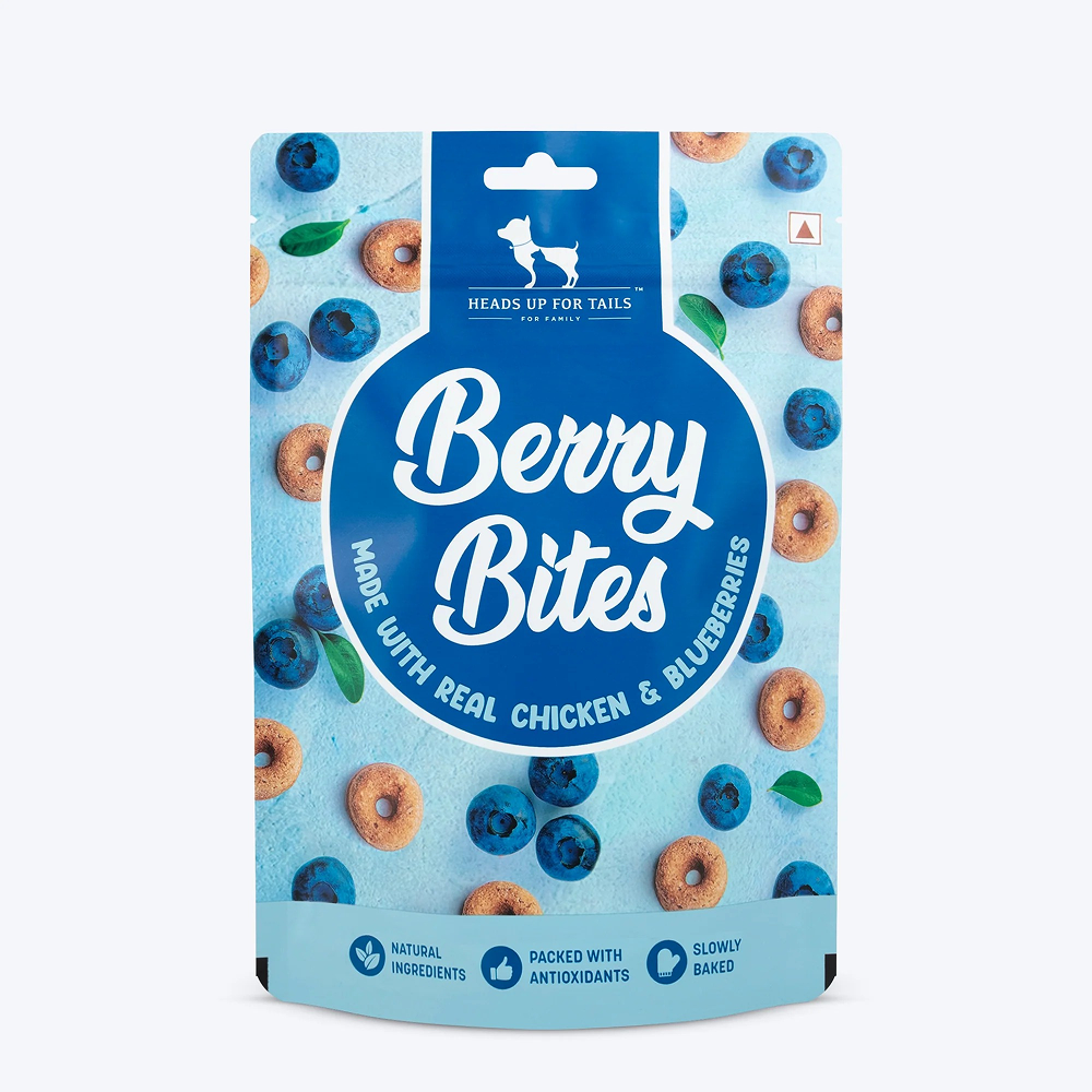 HUFT Berry Bites Real Chicken & Blueberries Dog Treats image 7