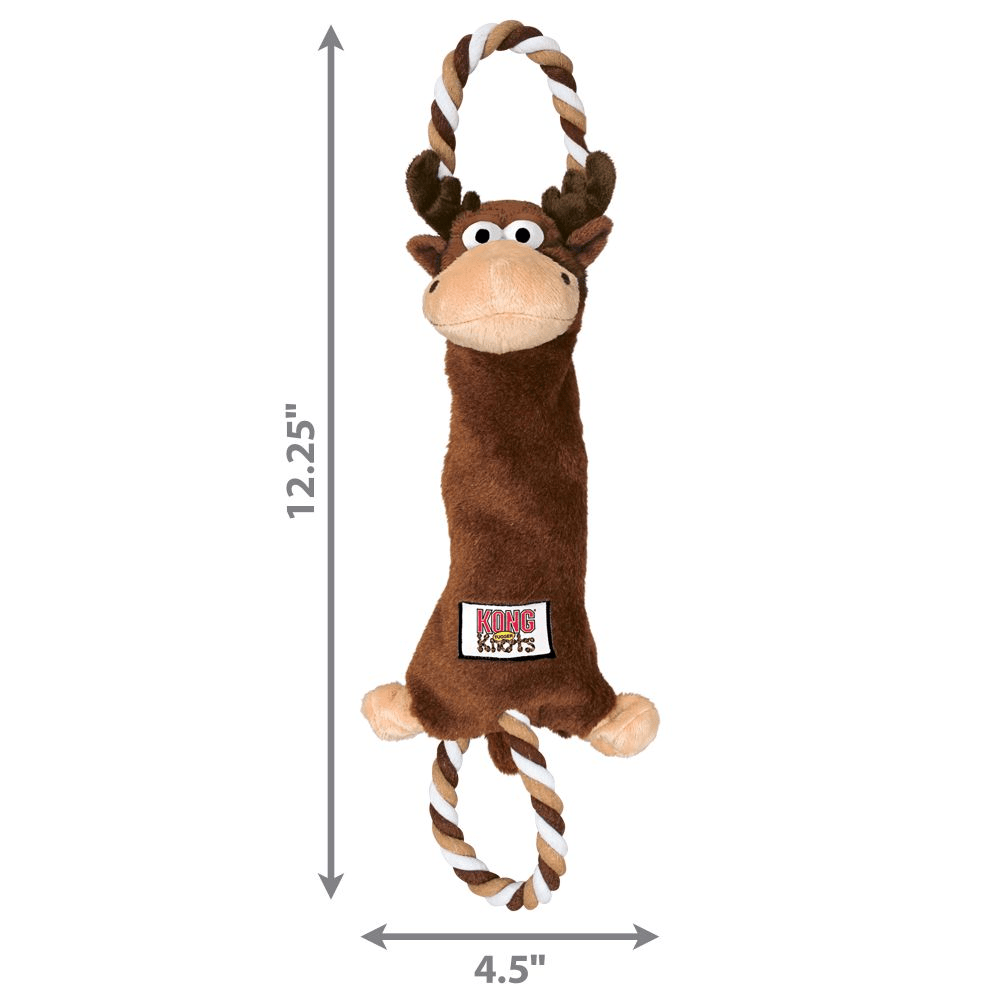 Kong Tugger Knots Moose Toy for Dogs image 3