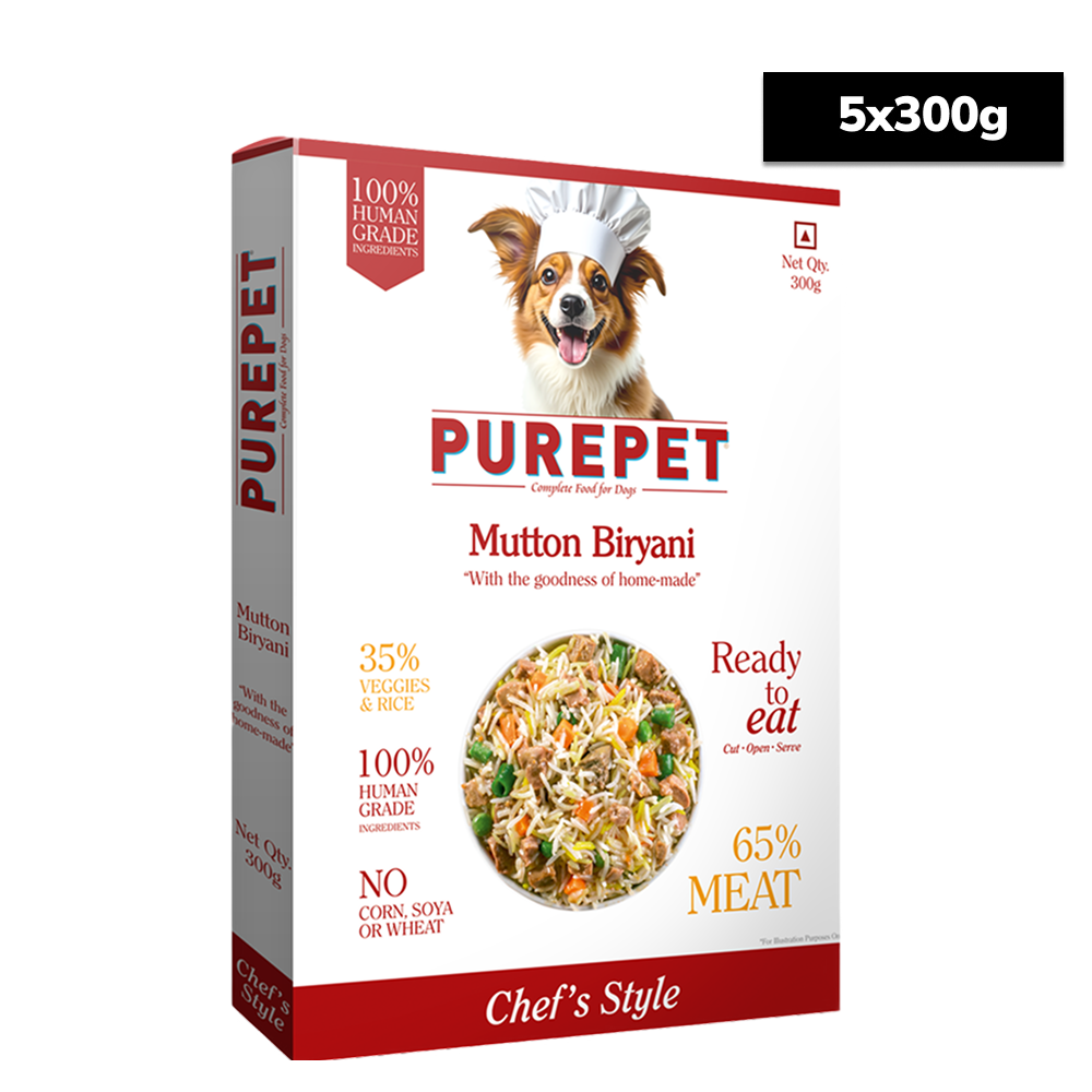 Purepet Mutton Biryani Fresh Food For Dogs image 10