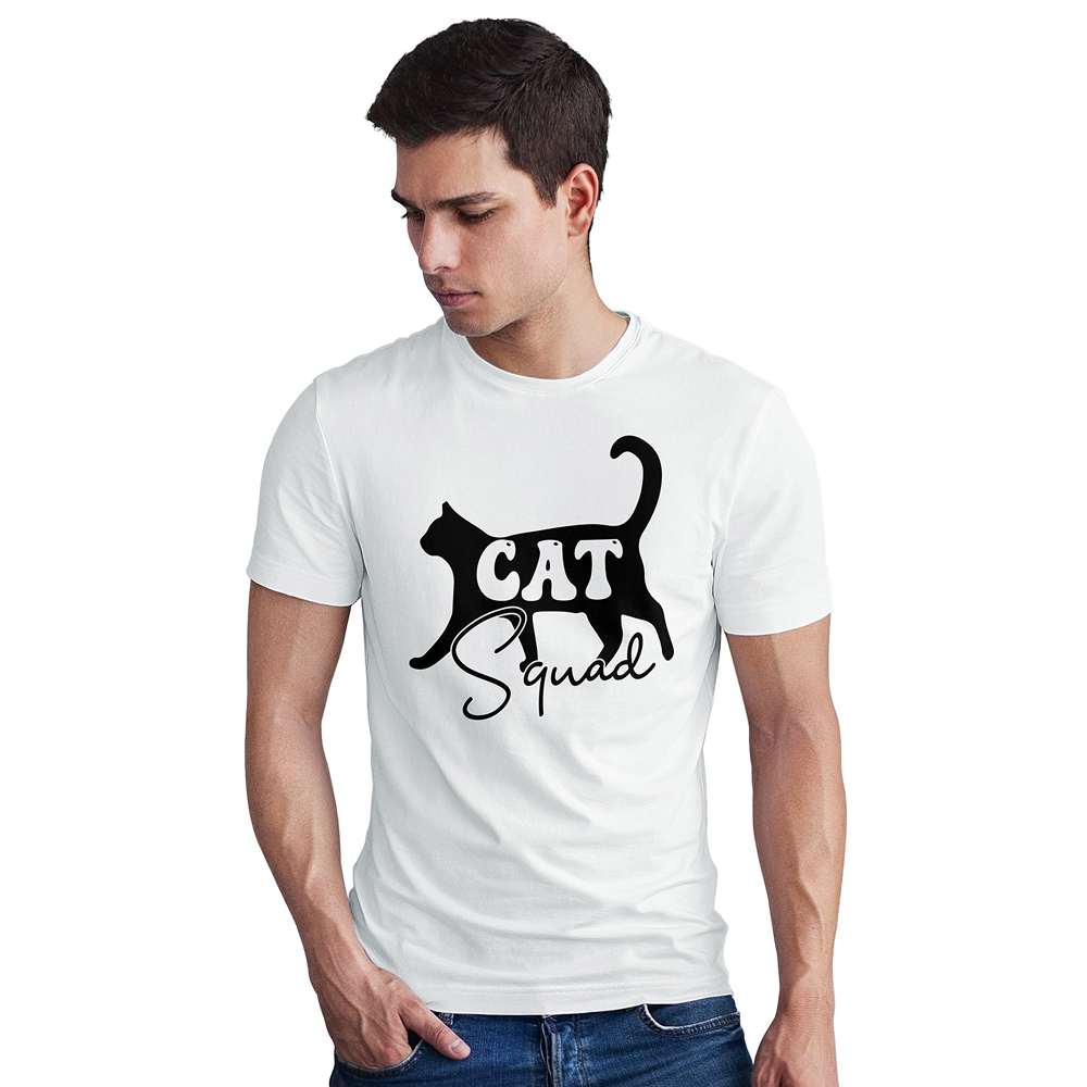 Seek Buy Love Cat Squad Tee (White)