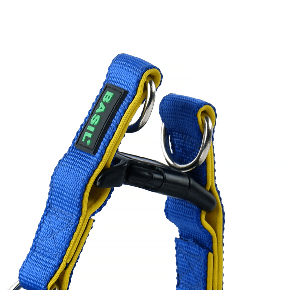 Basil Nylon Padded Adjustable Harness for Dogs (Blue) image 3