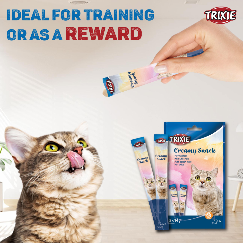 Trixie Snack with White Fish Creamy Cat Treats image 3
