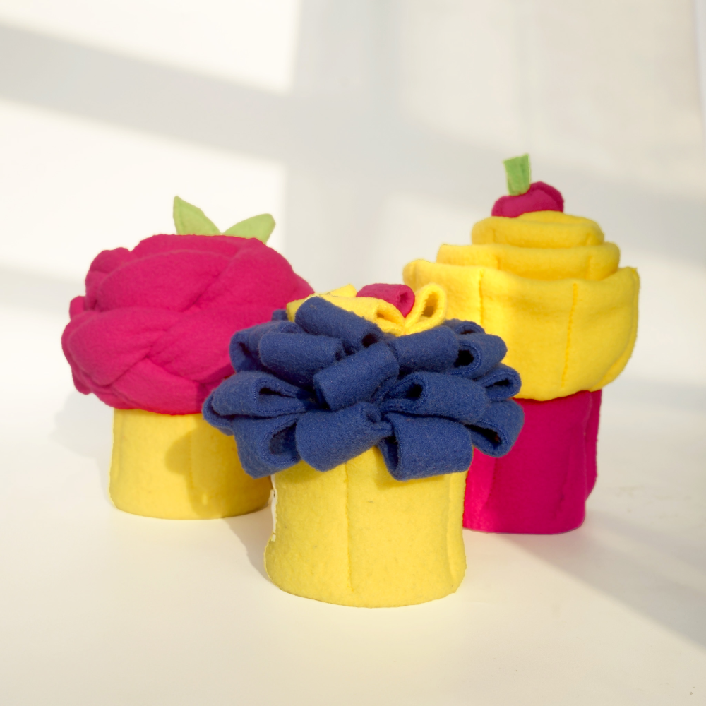 For The Love Of Dog Pink Lemonade Snuffle Pupcake Toy for Dogs image 8