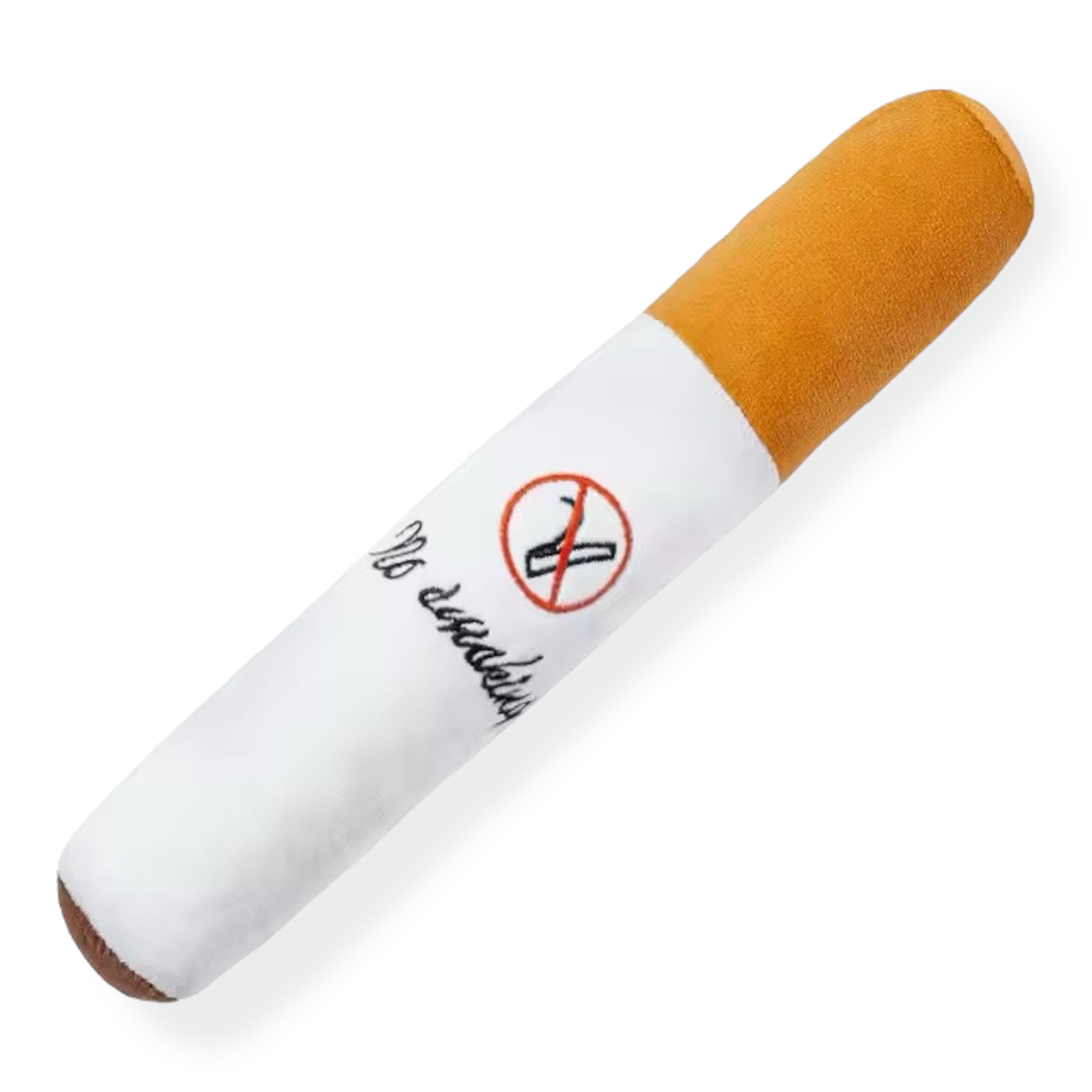 Talking Dog Club XL No Smoke Cigarette Plush Toy for Dogs (White) image 1