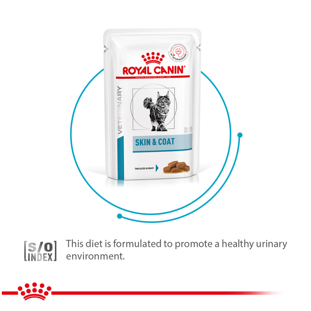 Royal Canin Veterinary Diet Skin & Coat Cat Wet Food image 2