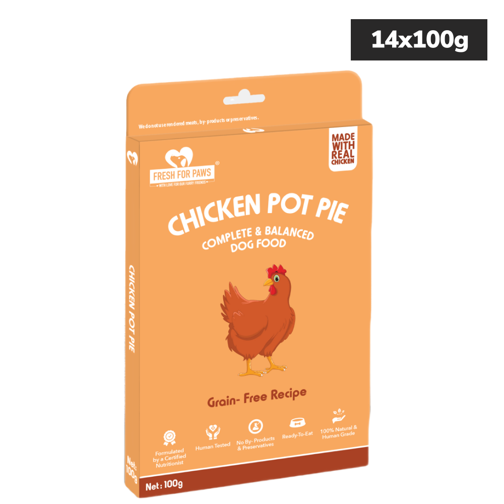 Fresh For Paws Chicken Pot Pie Wet Food for Dogs (100g) image 10