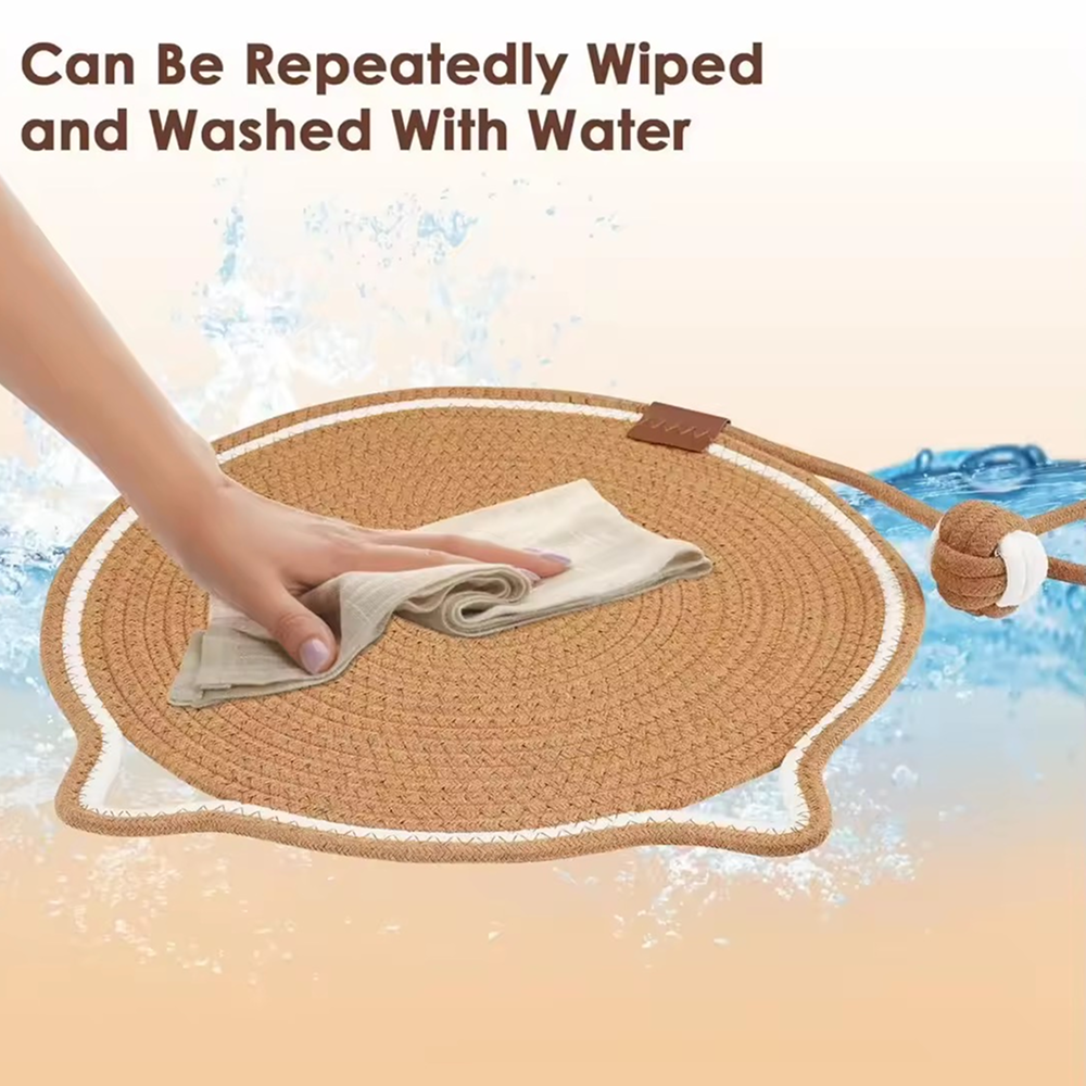 Talking Dog Club Rope Scratcher Mat for Cats image 3