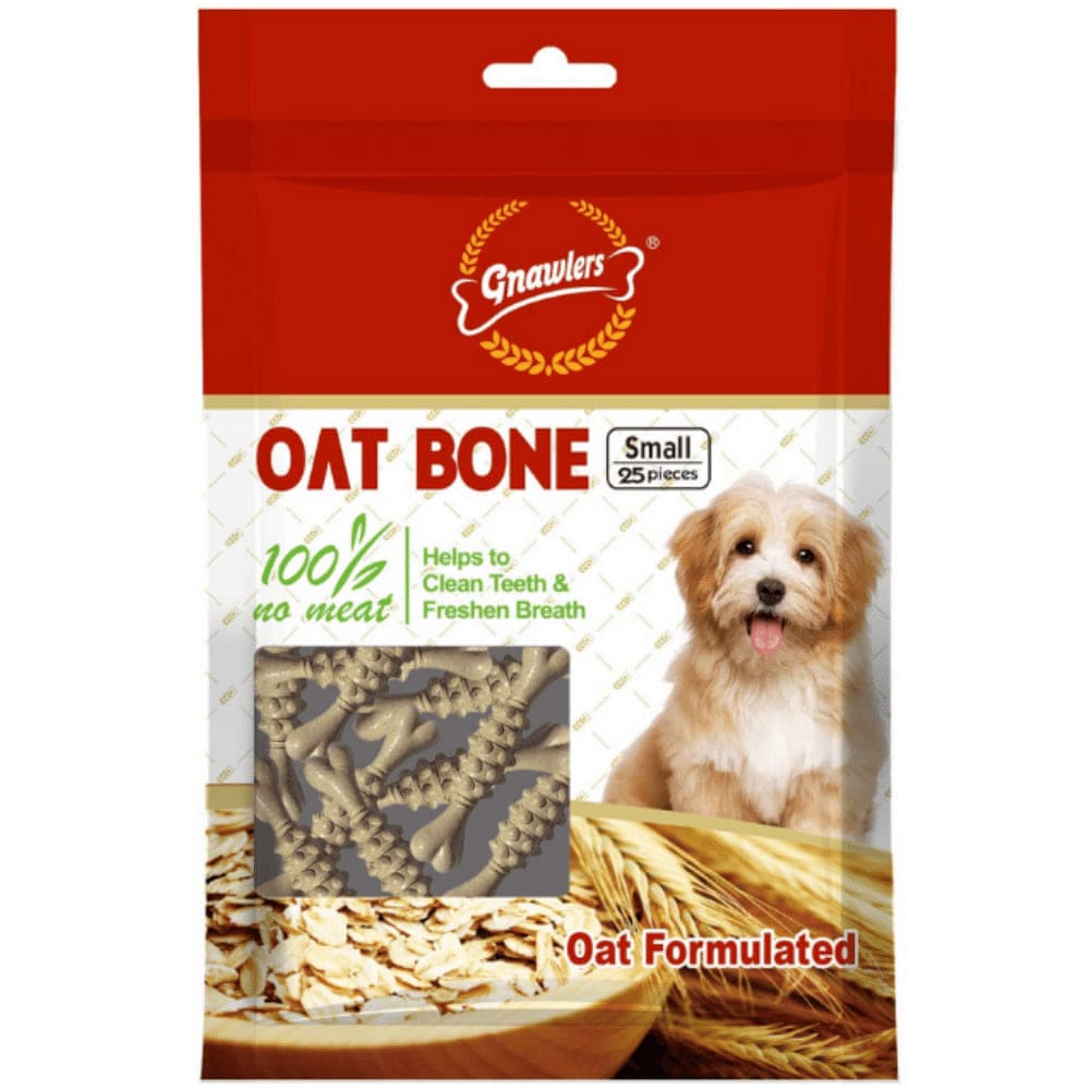 Henlo Baked Adult Dry Food and Gnawlers Oat Bone Dog Treats Combo image 10