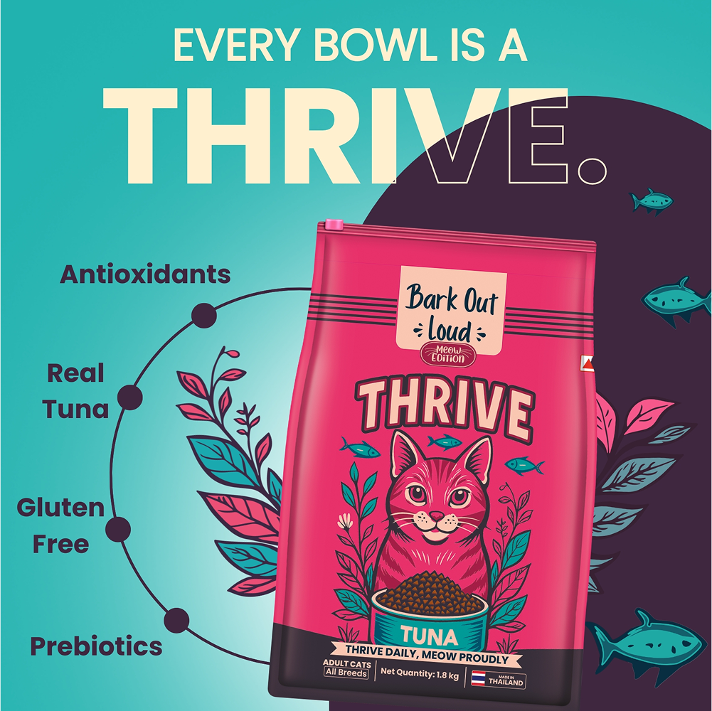 Bark Out Loud Thrive Tuna Flavour Adult Cat Dry Food image 3