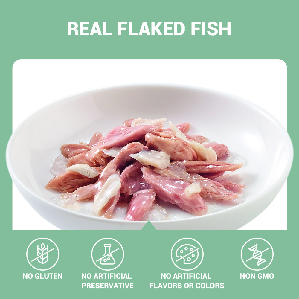 Schesir Tuna Whole Meat with Hake in Jelly Cat Wet Food image 2