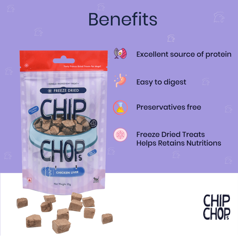 Chip Chops Freeze Dried Chicken Liver Dog Treats image 4
