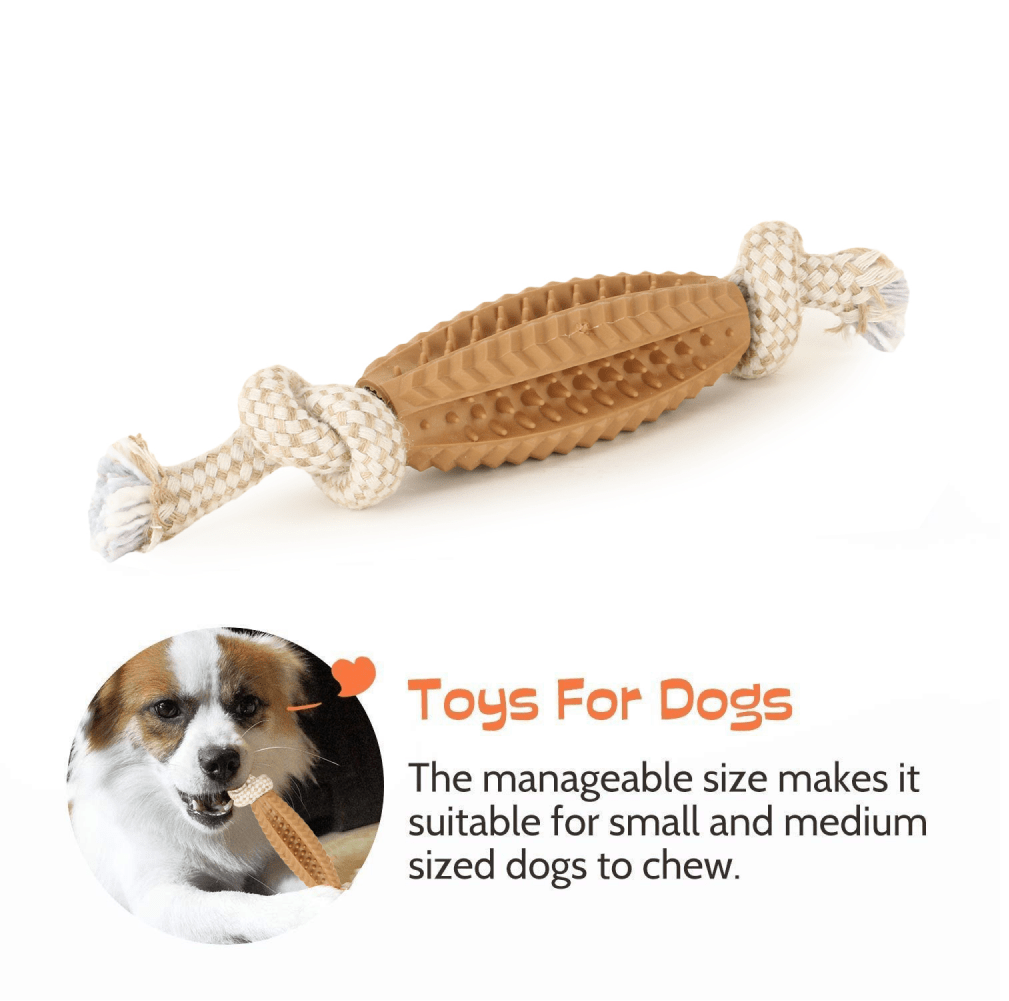 Basil Jute Rope with Spike TPR Chew Toy for Dogs | For Medium Chewers image 6