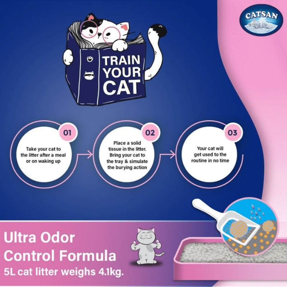 Catsan Ultra Odour Control Unscented Clumping Cat Litter image 4