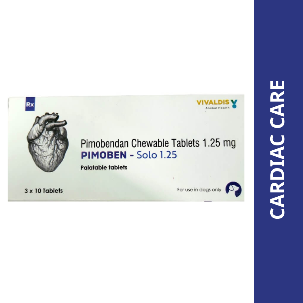 Vivaldis Pimoben (Pimobendan) Solo 1.25mg Tablet for Dogs image 4