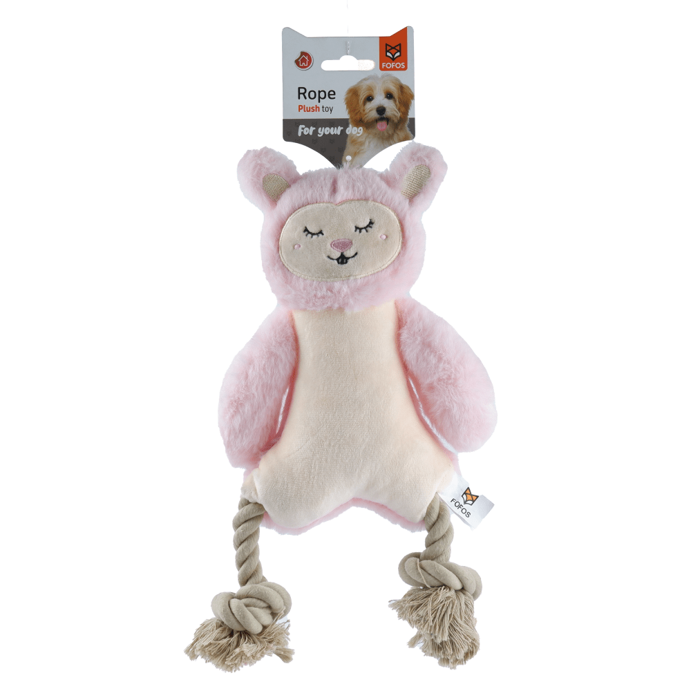 Barkbutler x Fofos Ropeleg plush Rabbit Toy for Dogs image 2