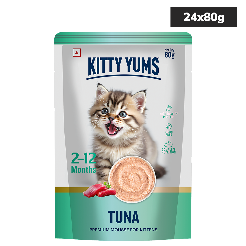 Kitty Yum Chicken and Tuna Mousse Combo Kitten Cat Wet Food image 2