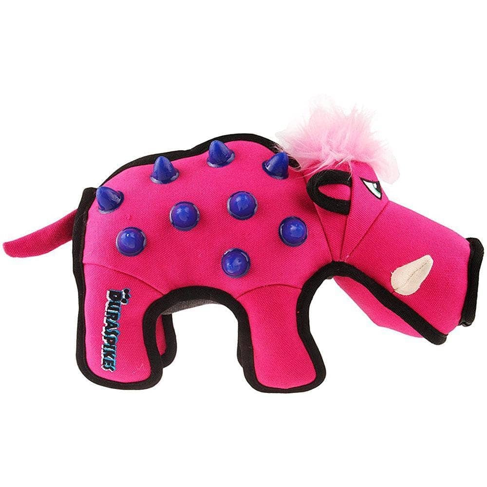 GiGwi Duraspikes Extra Durable Wild Boar Toy for Dogs (Rose) image 3