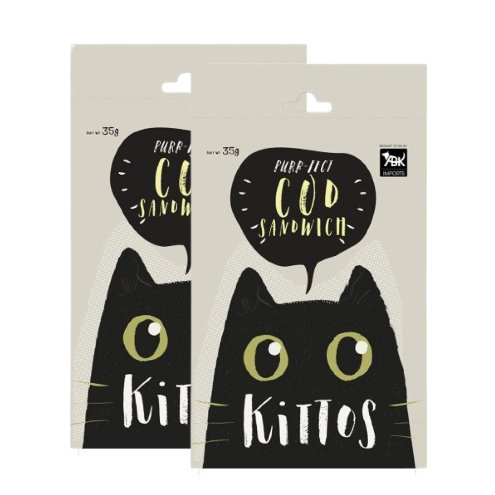 Kittos Purr Fect Cod Sandwich Cat Treat image 9