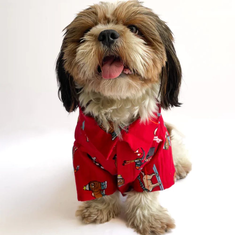 Pawgypets Warm Winter Pets Shirt for Dogs and Cats (Red) image 4