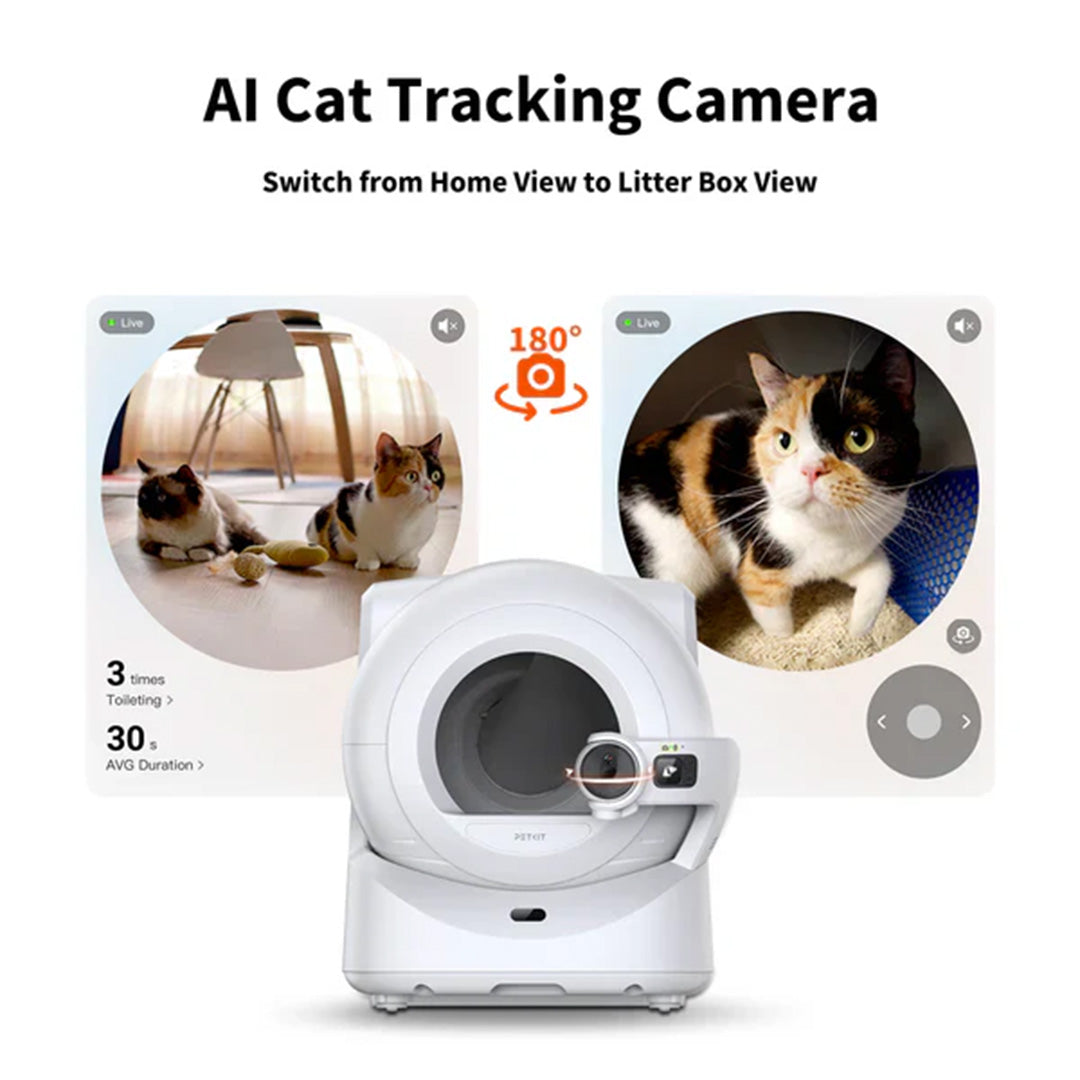 Petkit Purobot Ultra Automatic Self Cleaning Litter Box for Cats (White) image 7