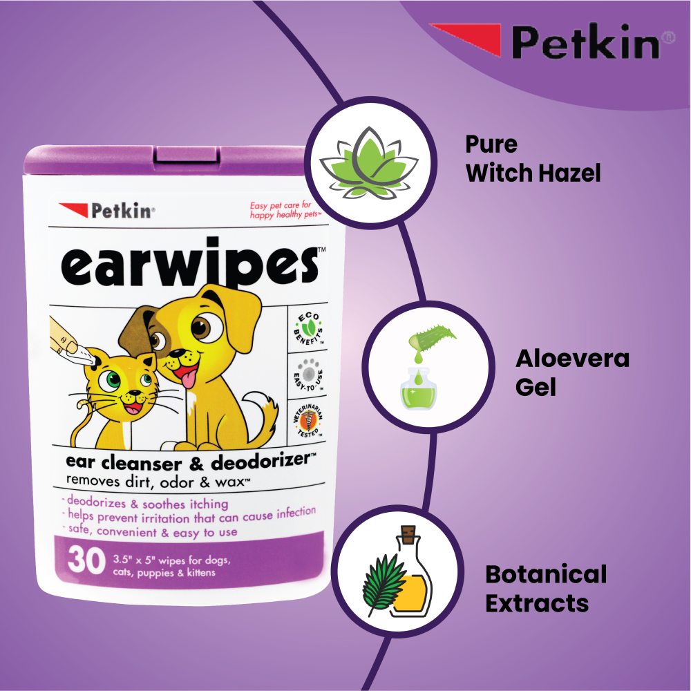 Petkin Ear Wipes for Dogs and Cats image 4