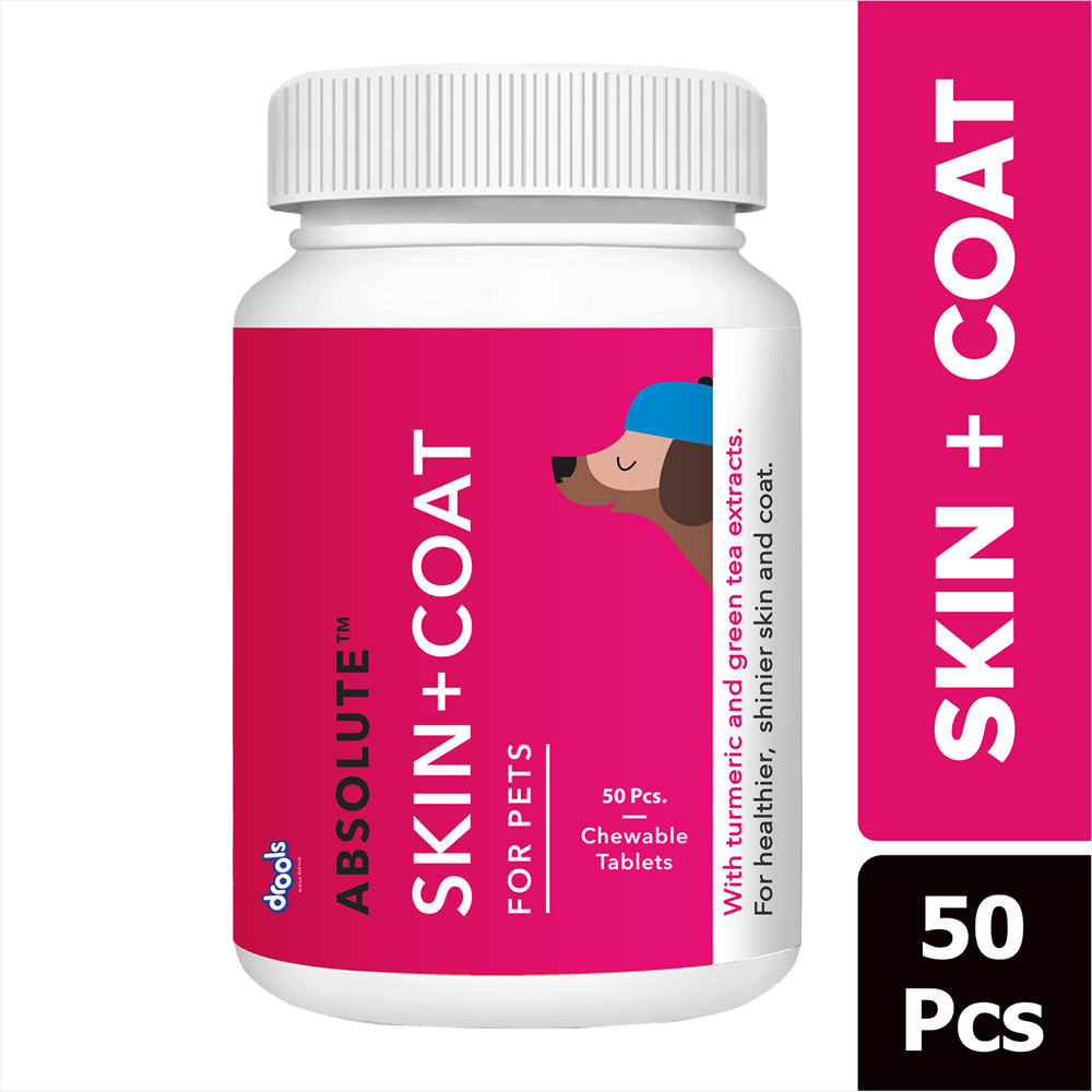 Drools Absolute Skin & Coat Supplement Tablets for Dogs image 7