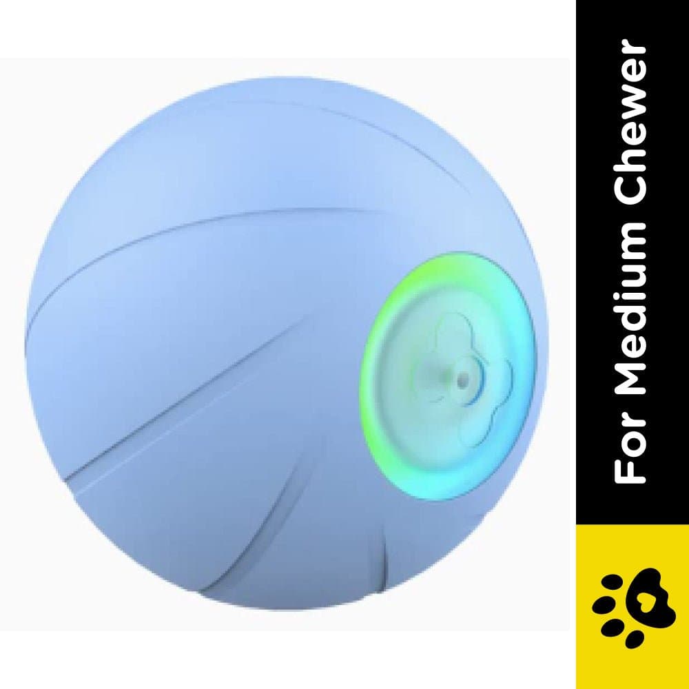 Cheerble Wicked SE Ball Toy for Dogs | For Medium Chewers (Blue) image 2