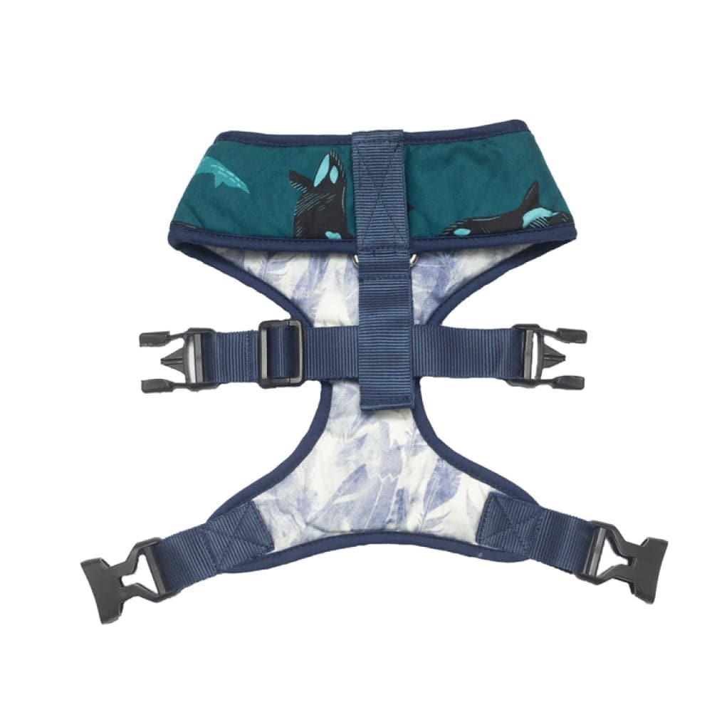 Pet And Parents Feather & Whale Reversible Harness for Dogs image 2