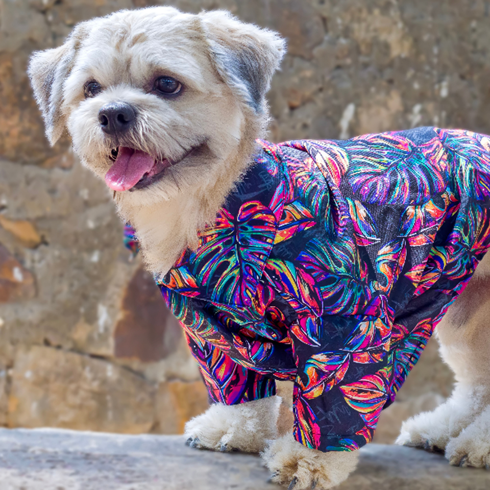 15buttons Neon Tropical Shirt for Dogs image 5