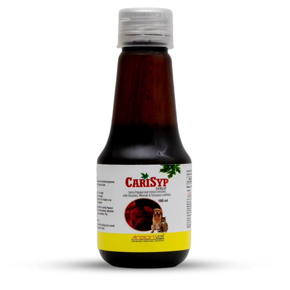Areion Vet Carisyp Syrup 100ml for Dogs and Cats