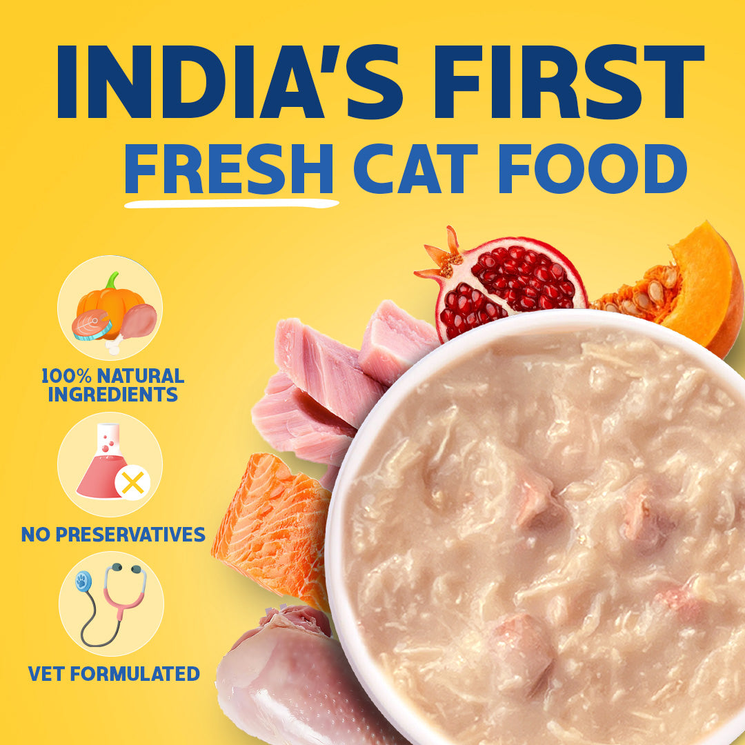 Smylo Adult Variety Combo, Tuna, Chicken & Mackerel, Fresh & No-Preservative Wet Cat Food image 5