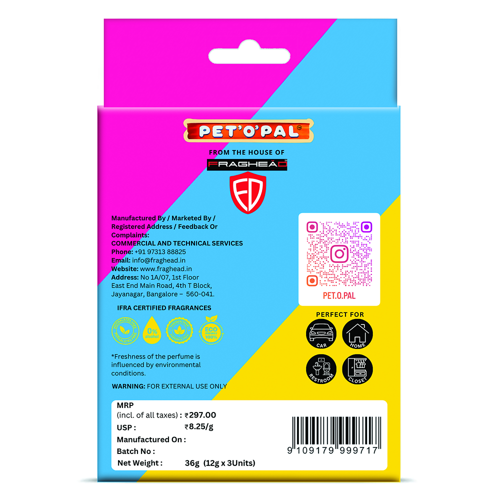 PET’O’PAL Rosy Nose Pet Safe Hanging Air Freshener for Car, Home & Pet Spaces image 4