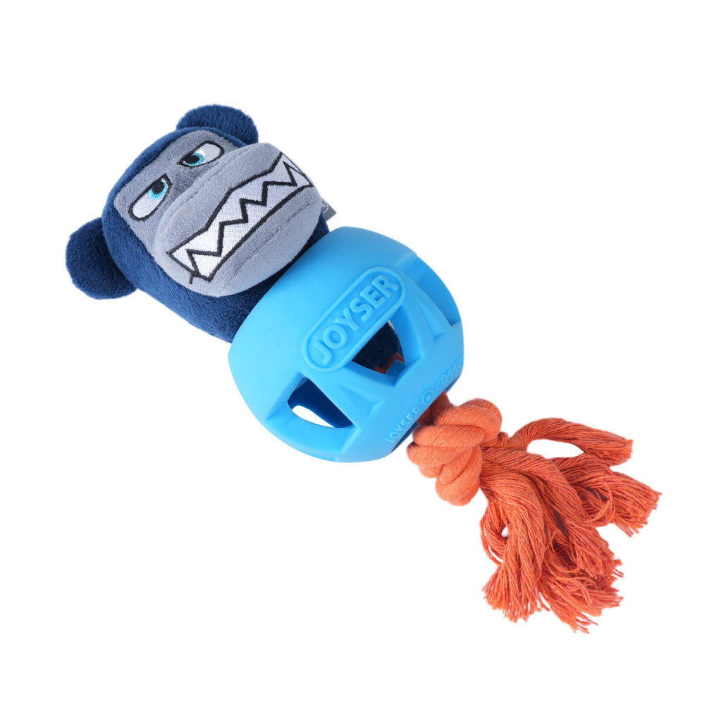 Joyser Cageball Rubber Ball with Bear for Dogs (Dark Blue) image 4